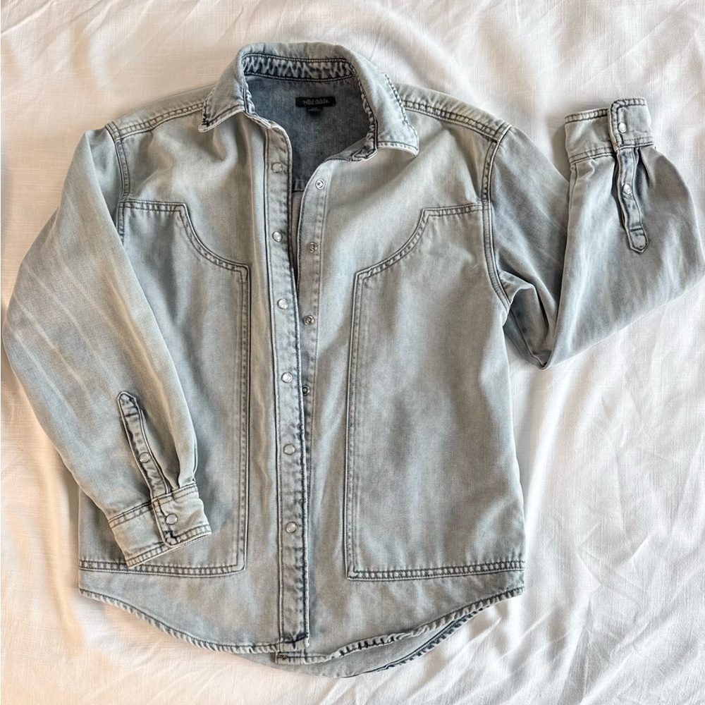 Wild Fable Light Blue Denim Jacket